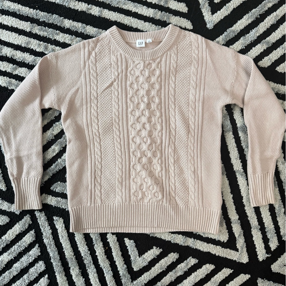 GAP Cable Knit Sweater - Light Pink